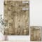 Designart - The Modern Grey Forest II - Farmhouse Print on Natural Pine Wood